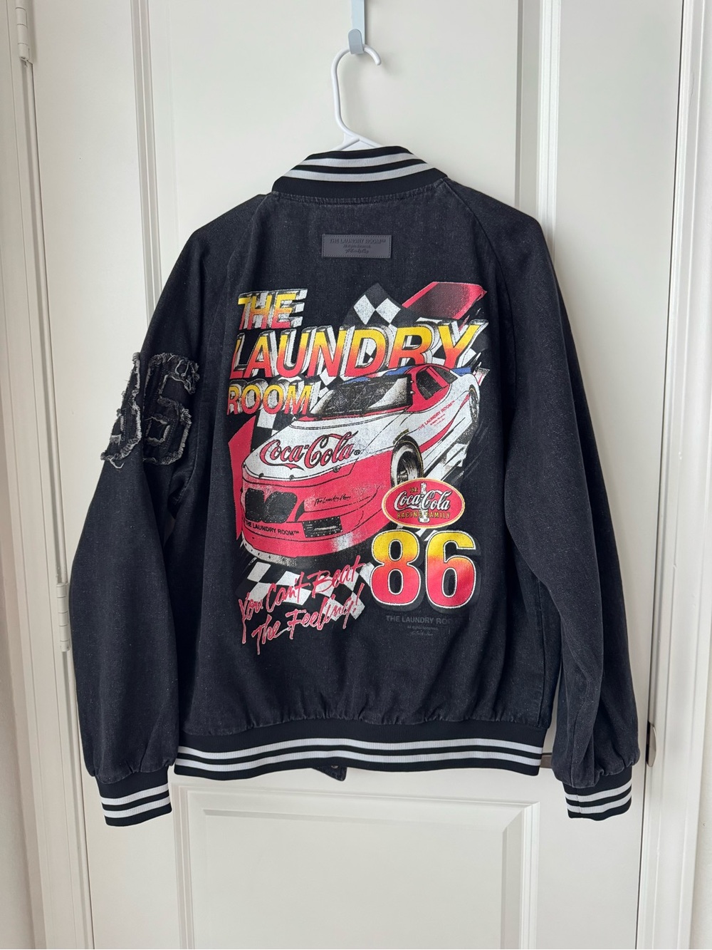 The Laundry Room Coca-Cola Patch Bomber Jacket Unisex